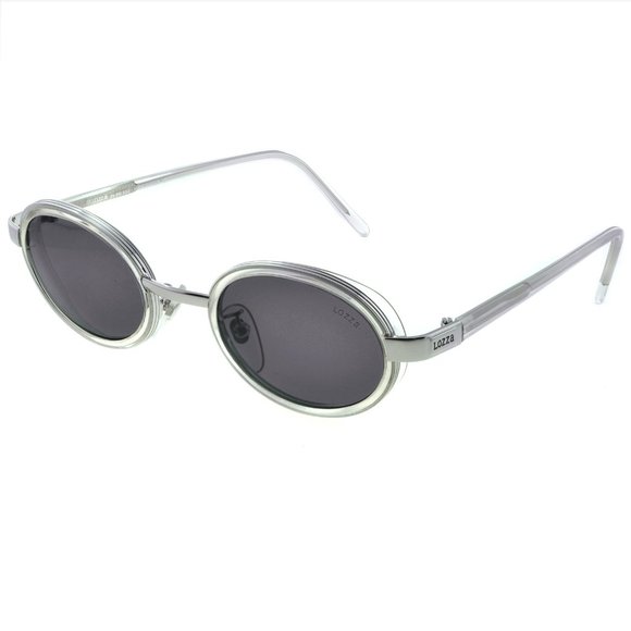 Oval steampunk vintage sunglasses. made in ITALY